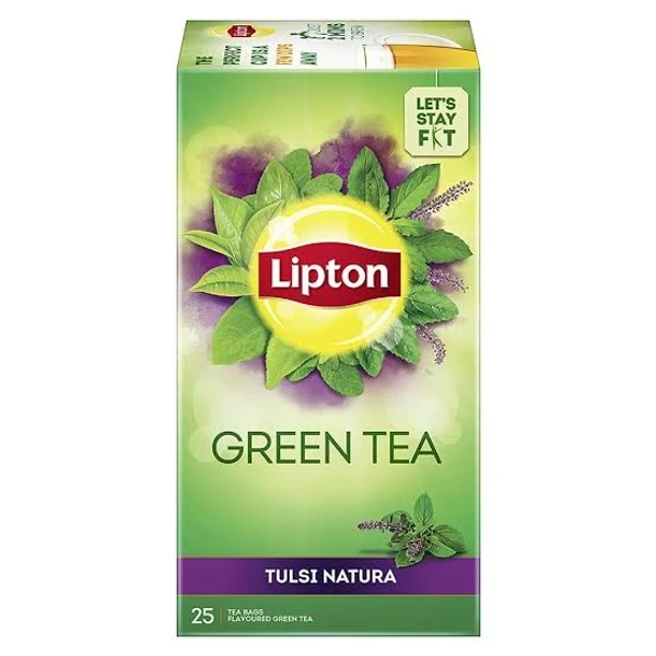 Lipton Green Tea - Tulsi Natura, 25 tea bags