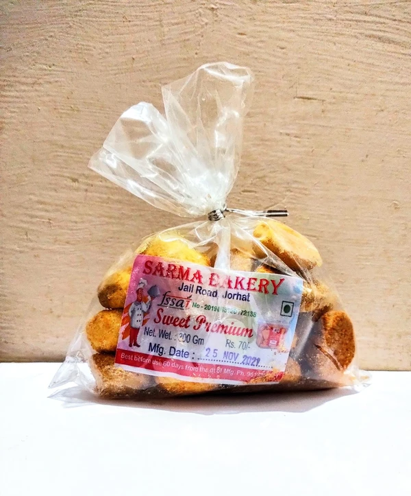 Sarmah Bakery Sweet Premium Cookies - 300g