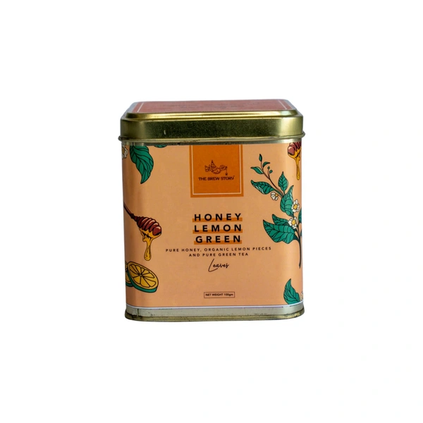 The Brew Story Green Tea - Honey Lemon Green, 100g