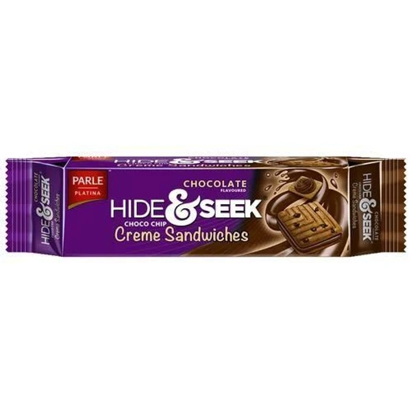 Parle Hide & Seek Choco Chip Cream Sandwiches - 120g, Chocolate