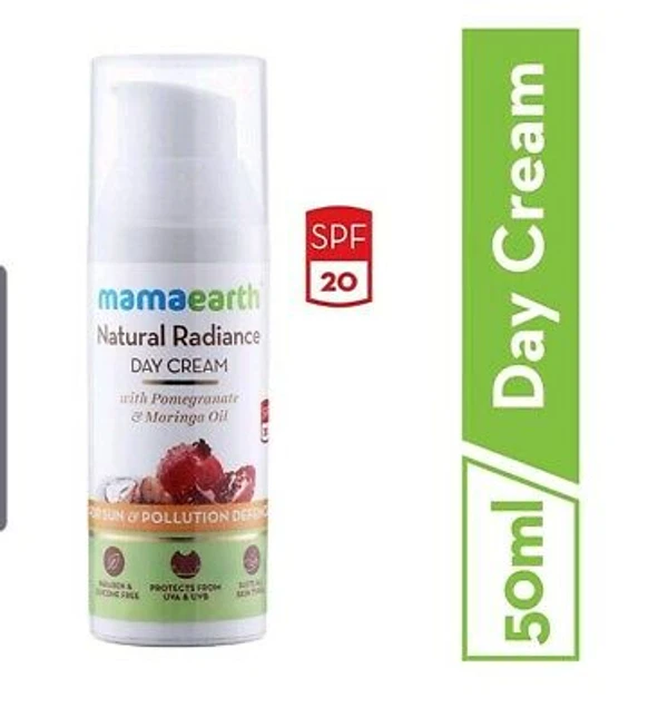 Mamaearth Ubtan Day Cream - 50g, For skin Brightening