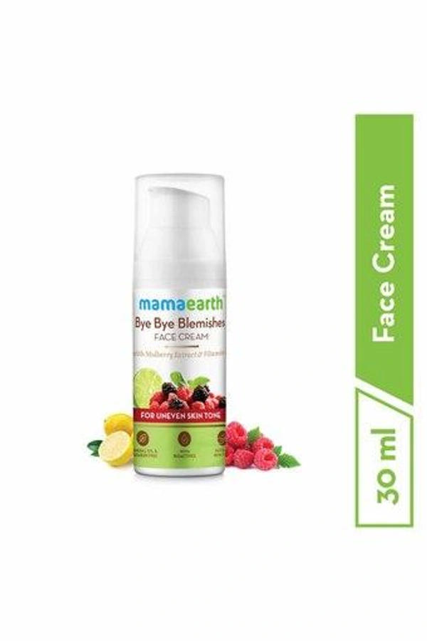 Mamaearth Bye Bye Blemises Face Cream - For uneven Skintone, 30g