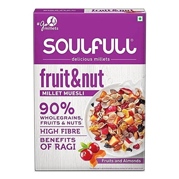 Tata Soulfull Fruit & Nut Millet Muesli - 400g