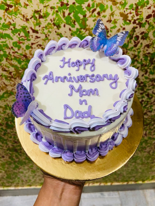 Purple Vanilla Cake - 1Pound, Also Available In Other Flavours