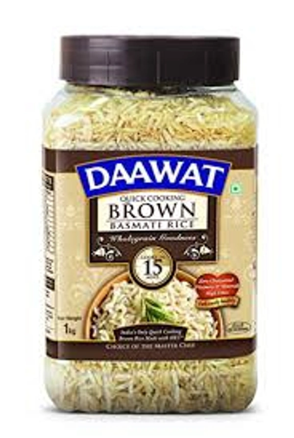Daawat Brown Basmati Rice - 1kg