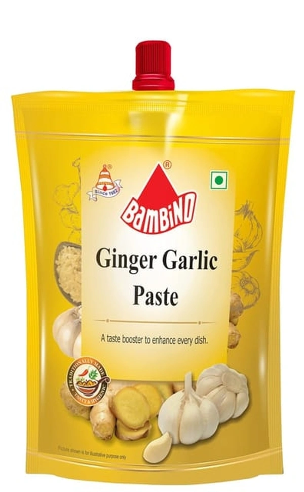 Bambino Ginger Garlic Paste (Pack Of 4) - 80gm