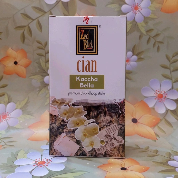 Dhup Zed Black Cian(Agarbatti) - Medium, Kaccha Bella