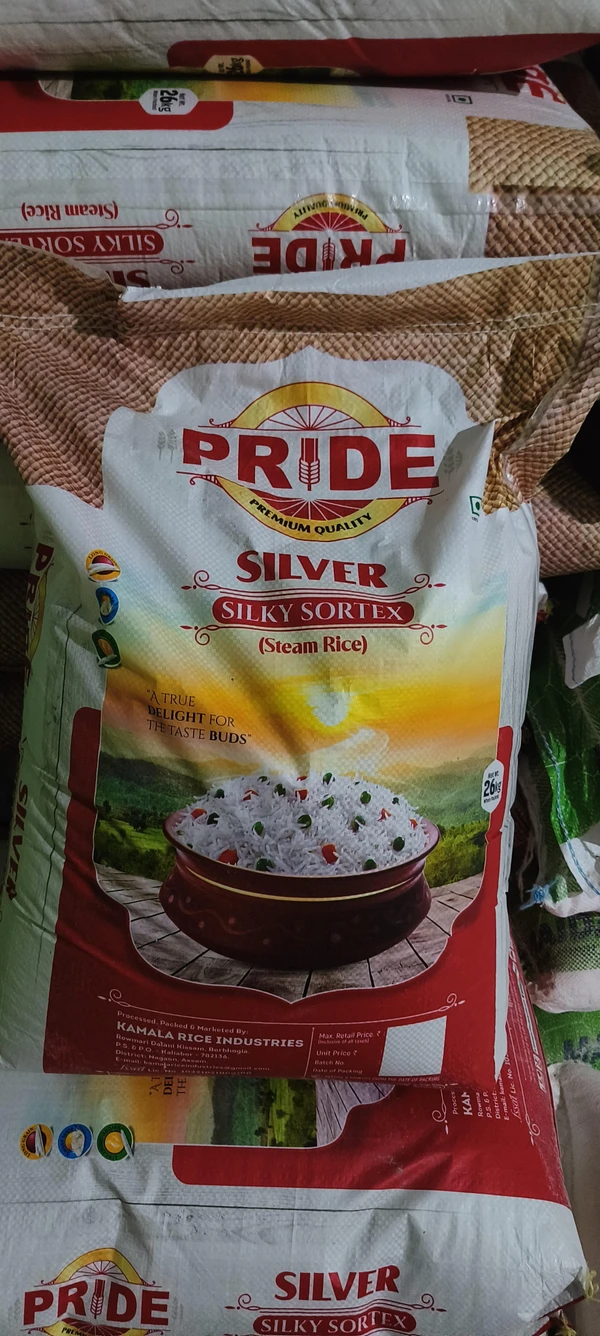 Pride Steam Rice - 26kg