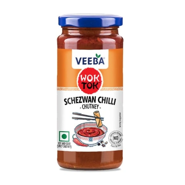 WOK TOK Schezwan Chilli Chutney by Veeba - 250g