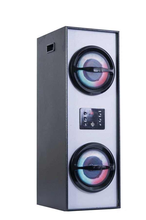Tower Speaker RGB  - Black, 8"*1woofer.  4"*2speaker