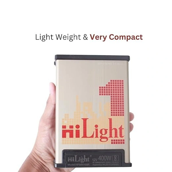 HI-LIGHT 12 V 400 WATT LED RAINPROOF POWER SUPPLY