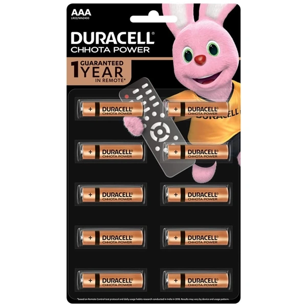 DURACELL AAA CHOTA POWER SET OF 10