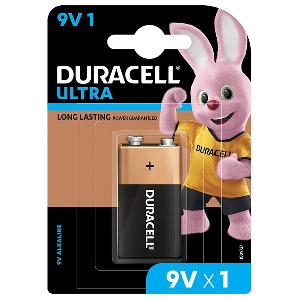 DURACELL 9 V SINGLE ALKALINE BATTERY
