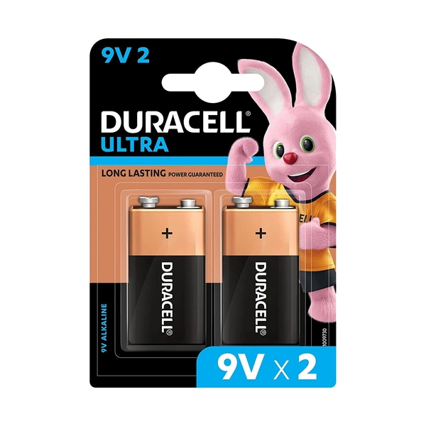 DURACELL 9 V DOUBLE ALKALINE BATTERY