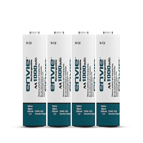 ENVIE AA 1000 MAH RECHARGEABLE BATTERY PACK OF 4