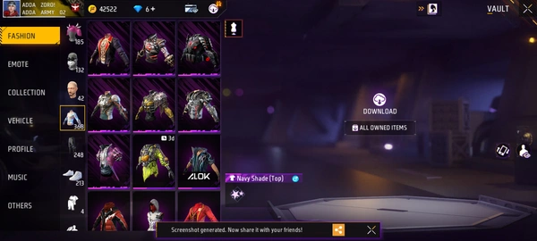 Value For money  - 3 Year Old FF Account