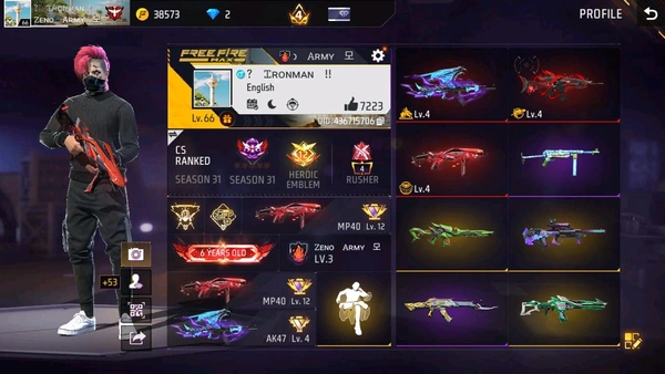Best account VIP level 4 Low price