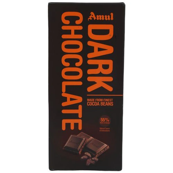Amul Dark Chocolate- Rich In Cocoa - 150 gm
