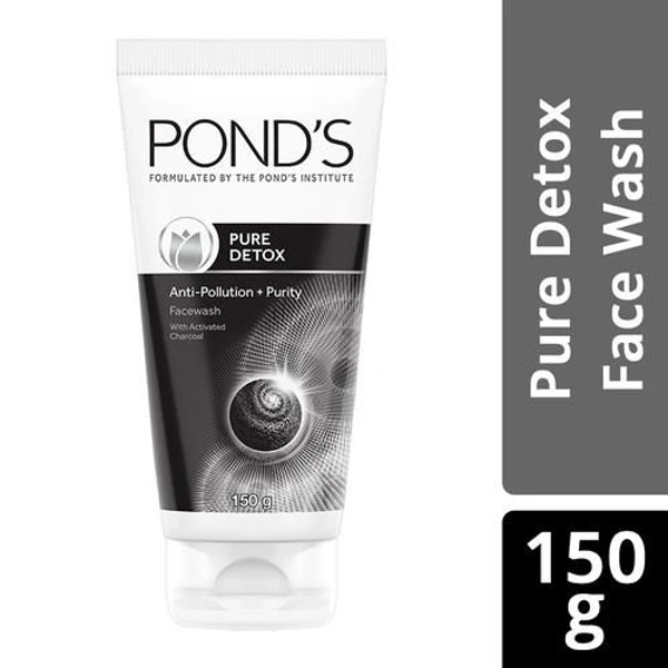 Pond's Pure Detox Anti-Pollution Purity Face Wash with Activated Charcoal 100 g