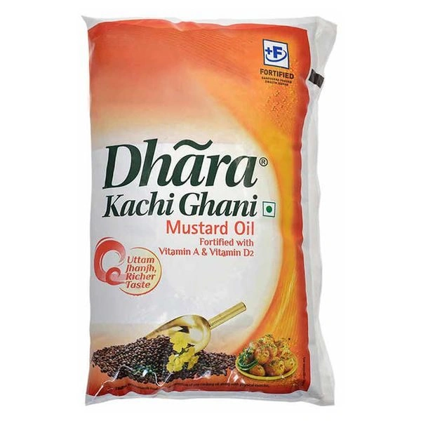 Dhara Kachi Ghani Mustard Oil 1 L