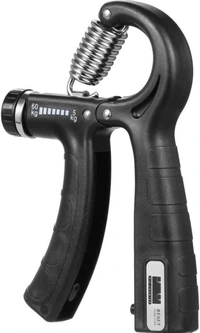 Hand Grip Gym With Counter | Hand Gripper Upto 5 to 60 Kg (Multicolor) - Free Size