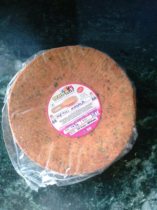 METHI MASALA KHAKHRA (250 GRAMS)
