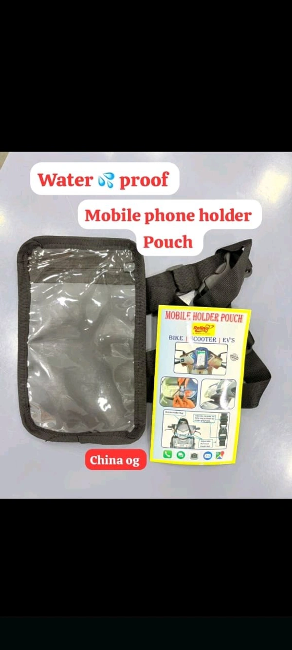 Mobile Holder Pouch For All Types Of Scooter 🛵🛴 - Swiggy Zomato Good Performance ✅