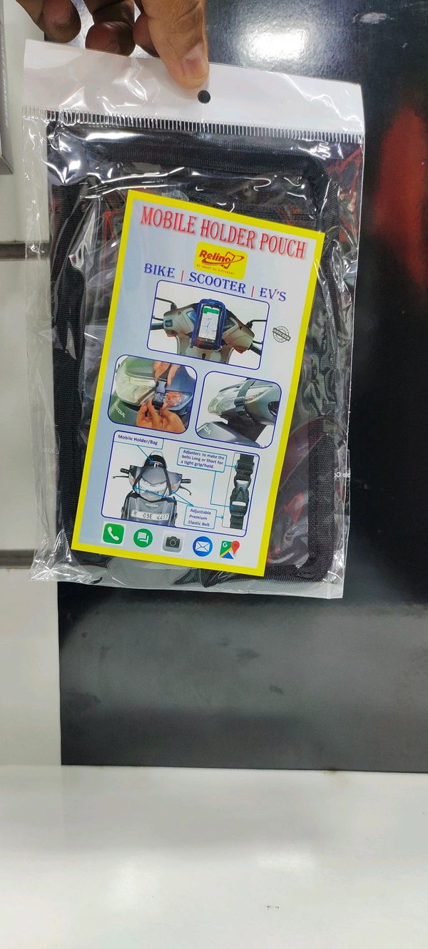 Mobile Holder Pouch For All Types Of Scooter 🛵🛴 - Swiggy Zomato Good Performance ✅