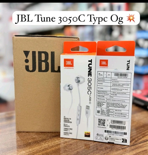 Jbl Tune 305C Type C Earphone