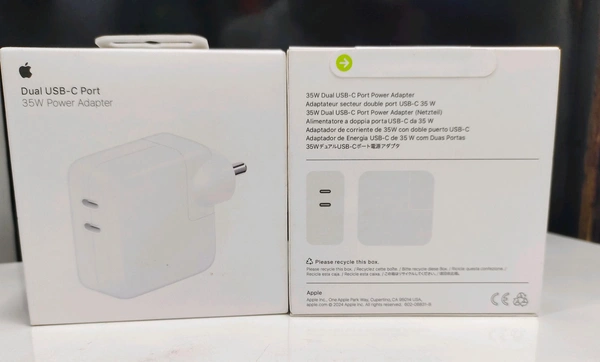 Iphone 35w Dual Usb-c Port Power Adapter Original 💯💯