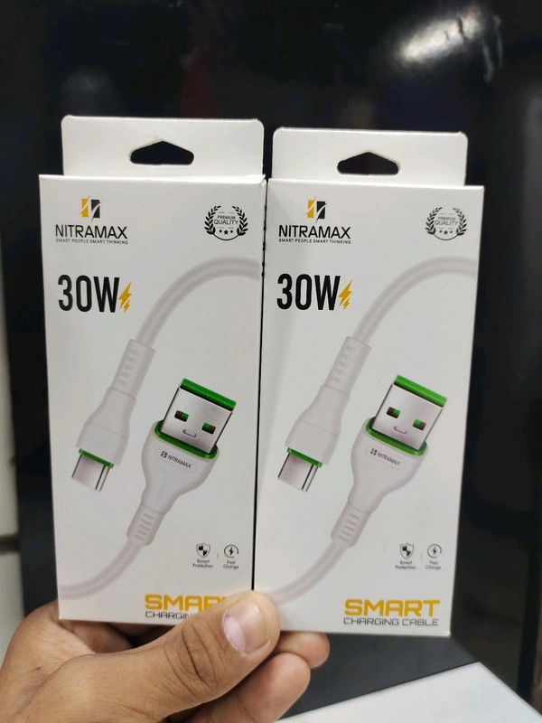 Nitramax 30w Type-c Cable ⚡ - V8
