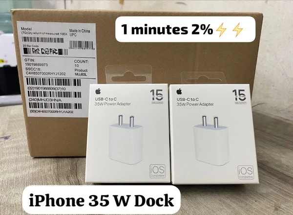 Iphone 15 Charger 35w Dock Superb Quality 