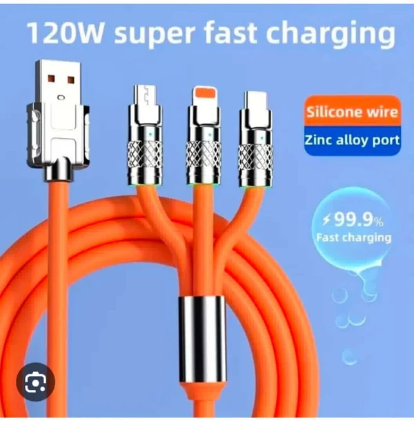 3in1 Charging Cable  120w 