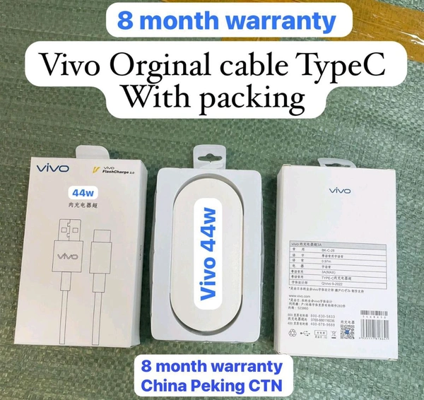 Vivo Type C 💯⚡ Original Cable  - Vivo 44W