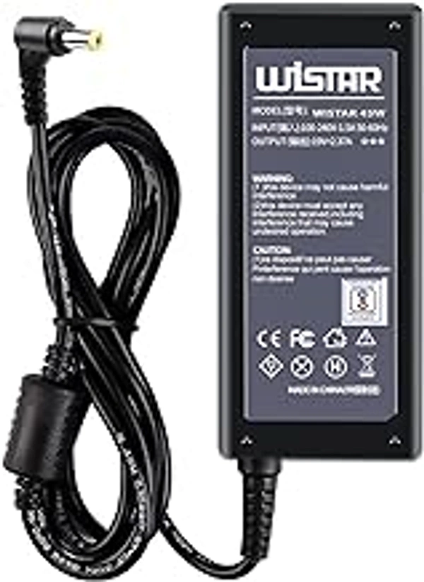 19V 2.37A 45W 5.5 * 1.7mm Laptop AC Adapter Compatible for ACER 13-045N2A A045R021L ADP-45HE B PA-1450-26 Power Supply Charger Supply. - 1