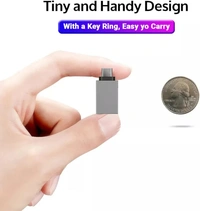 HB PLUS Type C USB 3.0 Male to 3.1 Converter OTG Adapter (Grey)