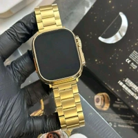 24K Gold Serie 8 Ultr Gold smartwatch wireless charging - Gold