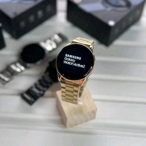 Active 2 Best Quality Smartwatch | 2.5D Curve HD Screen Full Touch Upto 1*2 Days Battery Backup - Black