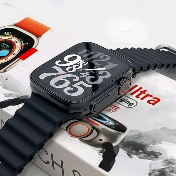 watch Pro T800 Series 8 Ultra Budget Smartwatch | 1.99 Infinity Display, Aluminium Case - Orange