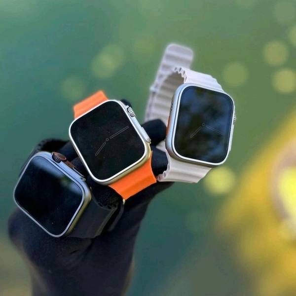 watch Pro T800 Series 8 Ultra Budget Smartwatch | 1.99 Infinity Display, Aluminium Case - Orange