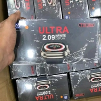 T10 Ultra Smart Watch with 2.01 inch Big Display 49mm with Wireless - White
