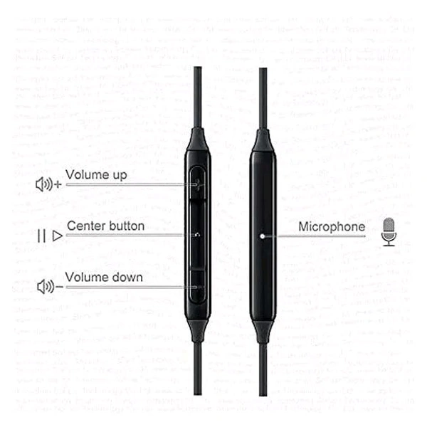 Type C Wired in Ear Earphones 14Mm Drivers 1.2 Meter Durable Cable-Black