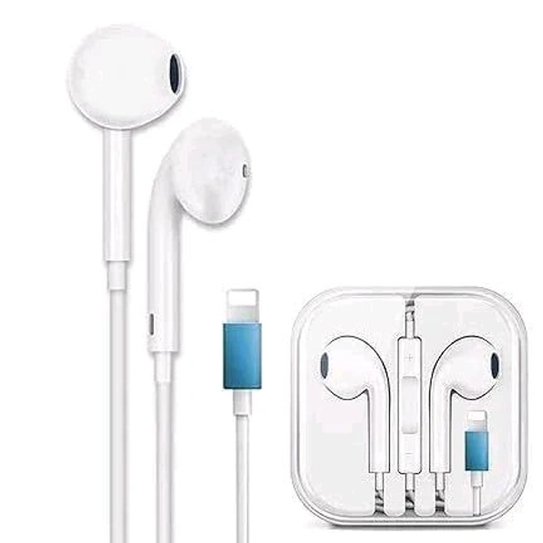 I Phone Wired Earphone Handsfree with Mic & Volume Controller Compatible with i /Phone 14/13/12/11 Pro Max Xs/XR/X/7/8+