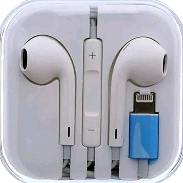I Phone Wired Earphone Handsfree with Mic & Volume Controller Compatible with i /Phone 14/13/12/11 Pro Max Xs/XR/X/7/8+