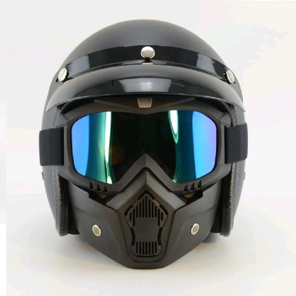 Bike Goggles Mask Anti Scratch UV Protective Face Mask - Clear traprent