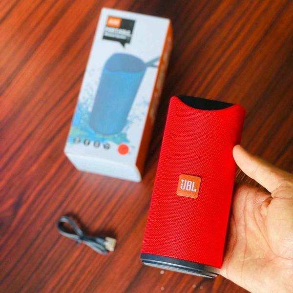 Portable Bluetooth Speaker Dynamic Thunder Sound With High Bass Bluetooth Speaker Stereo Channel With Brand Log - Black