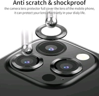 iPhone 13 Pro Max Camera Lens Protector Compatible for iPhone 13 Pro Max - Red