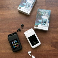 TWS Wireless Earbuds with 2.8 Inch HD Touch Screen, 8000mAh Power Bank,