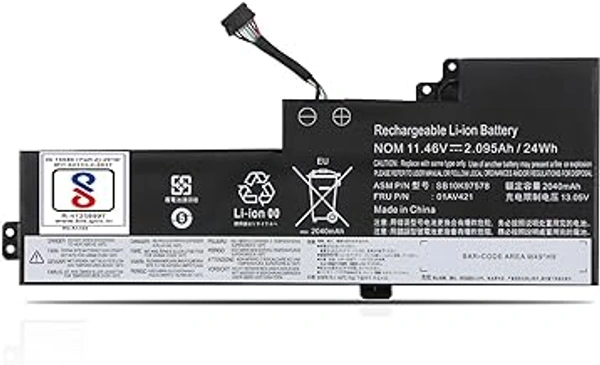 HB Plus 01AV420 01AV421 Laptop Battery Compatible for Lenovo ThinkPad T470 T480 A475 A485 Ryzen 5 Pro ThinkPad 25 Anniversary Edition TP25 14 Inch 01AV489 01AV419 SB10K97578 SB10K97577 SBSB10K997576