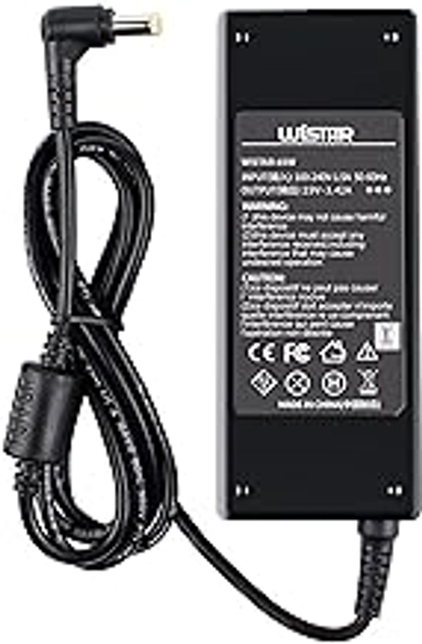 HB PLUS 65W Adapter Charger for ACER Gateway NE56R Laptop 19V 3.42A(Black) - 5